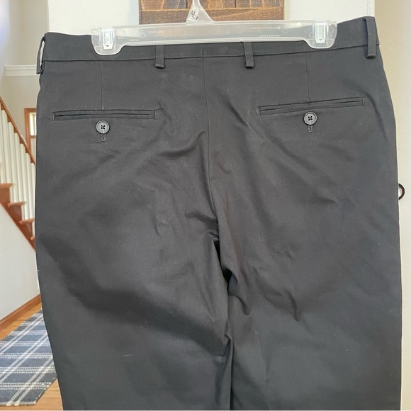 Express Black Slim Stretch Easy Care Dress Pants - Picture 5 of 9